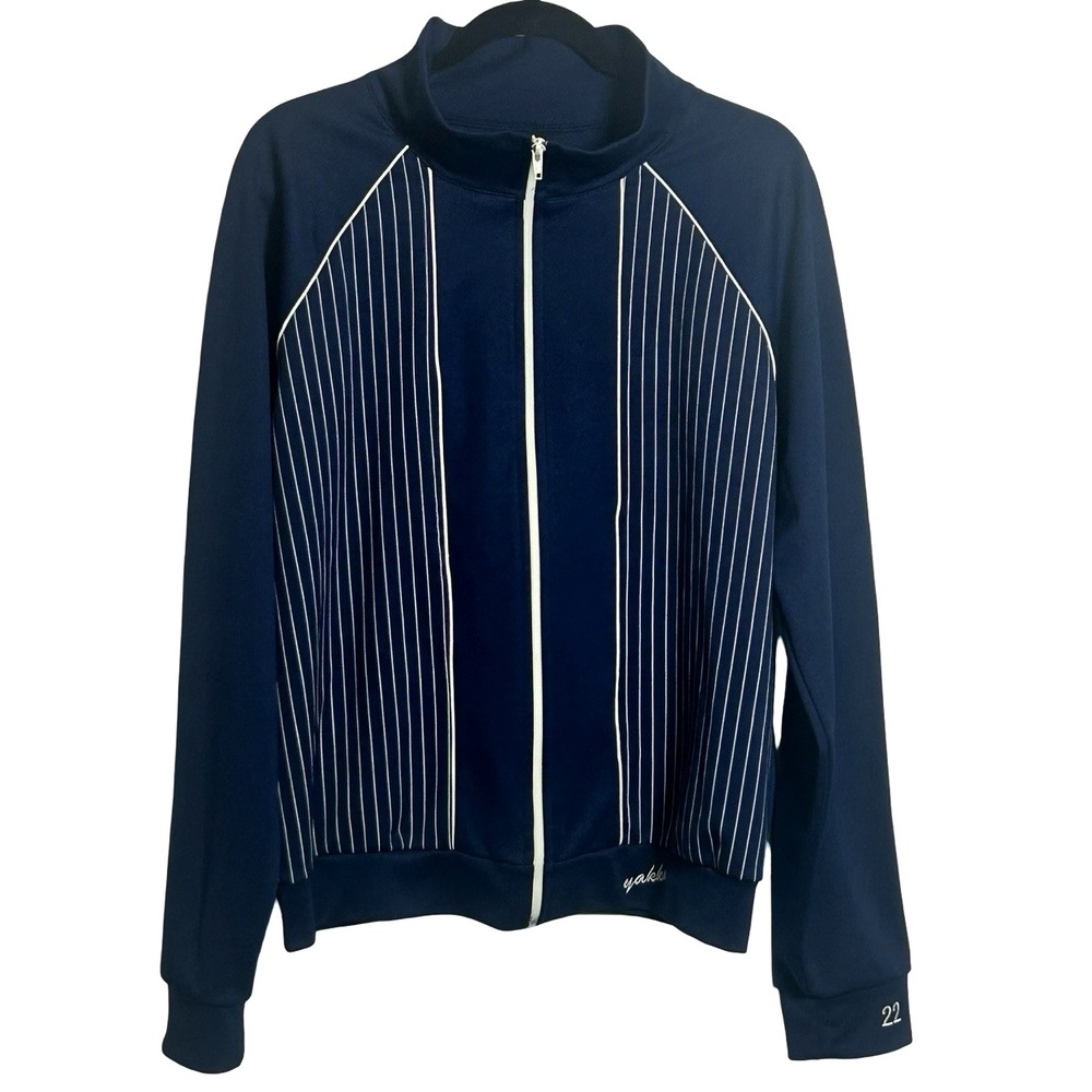Hard‎ Yakka Full Zip Pinstripe 22 Track Jacket One Size Sporty Athletic Street